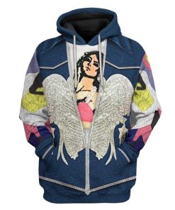 Gearhuman 3D Elton John Custom Hoodie Apparel GL030810 3D Custom Fleece Hoodies Hoodie S 