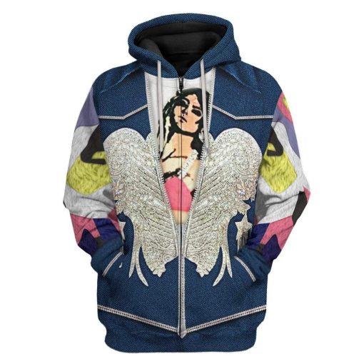 Gearhuman 3D Elton John Custom Hoodie Apparel GL030810 3D Custom Fleece Hoodies Zip Hoodie S