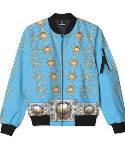 Gearhuman 3D Elvis Presley Custom Bomber Jacket Apparel GL210836 bomber Jacket Bomber S 