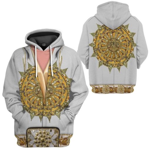 Gearhuman 3D Elvis Presley Custom Hoodie Apparel GL17082 3D Custom Fleece Hoodies