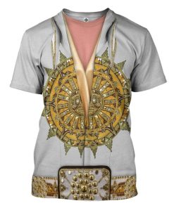 Gearhuman 3D Elvis Presley Custom Tshirt Apparel GL17082 3D T-shirt T-Shirt S 