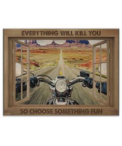 Gearhuman 3D Everything Will Kill You Canvas GK25026 Canvas 1 Piece Non Frame M