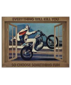 Gearhuman 3D Everything Will Kill You Racing Canvas GK25025 Canvas 1 Piece Non Frame M