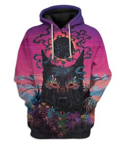 Gearhuman 3D Eye Of Sauron Wolf Art Hoodie Apparel GH24021 3D Custom Fleece Hoodies Hoodie S 