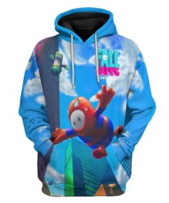 Gearhuman 3D Fall Guys Custom Hoodie Apparel GW13081 3D Custom Fleece Hoodies Hoodie S 