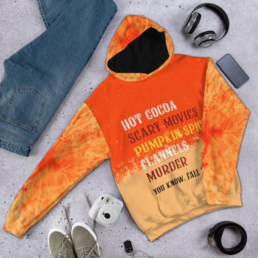 Gearhuman 3D Fall Things Custom Hoodie Apparel GW29097 3D Apparel