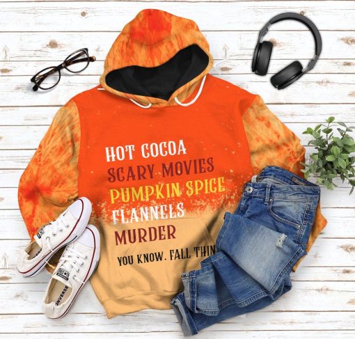 Gearhuman 3D Fall Things Custom Hoodie Apparel GW29097 3D Apparel