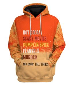 Gearhuman 3D Fall Things Custom Hoodie Apparel GW29097 3D Apparel Hoodie S 