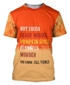 Gearhuman 3D Fall Things Custom Tshirt Apparel GW29097 3D T-shirt T-Shirt S 