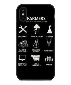 Gearhuman 3D Farmers Custom Glass Phone Case Cover GB11116 Glass Phone Case Iphone X 