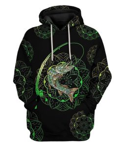 Gearhuman 3D Fishing Bite Me Custom Fleece Hoodie Apparel GA13033 3D Custom Fleece Hoodies Hoodie S 