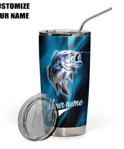 Gearhuman 3D Fishing Custom Name Design Vacuum Insulated Tumbler GV061118 Tumbler 