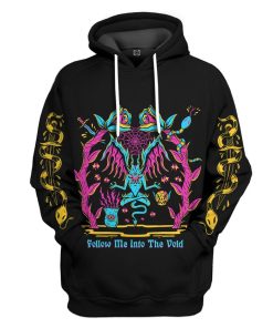 Gearhuman 3D Follow Me Into The Void Custom Hoodie Apparel GV09099 3D Custom Fleece Hoodies Hoodie S 