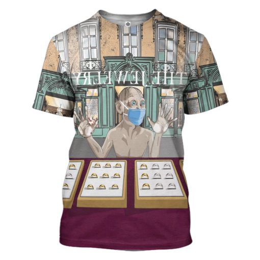 Gearhuman 3D Found The Rings Custom Hoodies Apparel GA19028 3D Apparel T-shirt S