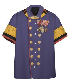 Gearhuman 3D Franz Graf Conrad von H??tzendorf Custom Short Sleeve Shirt GV171137 Short Sleeve Shirt Short Sleeve Shirt S 