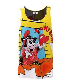 Gearhuman 3D Freddie Mercury Betty Boop Wembley Custom Tanktop Apprel GN20089 Unisex Tank Top Unisex Tank Top S 