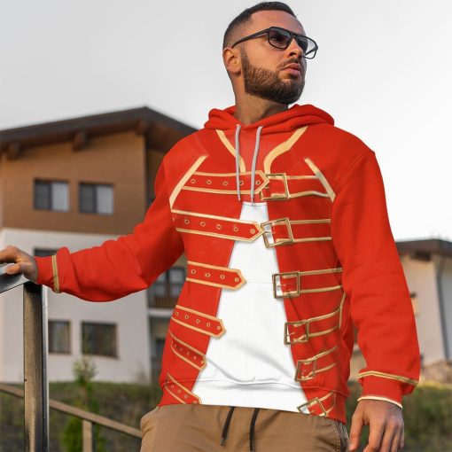 Gearhuman 3D Freddie Mercury Costume Custom Hoodie Apparel CW21125 3D Apparel