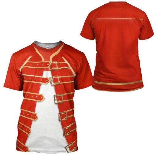 Gearhuman 3D Freddie Mercury Costume Custom Hoodie Apparel CW21125 3D Apparel