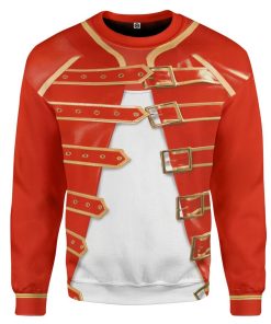 Gearhuman 3D Freddie Mercury Costume Custom Sweatshirt Apparel GW120821 Sweatshirt Sweatshirt S 