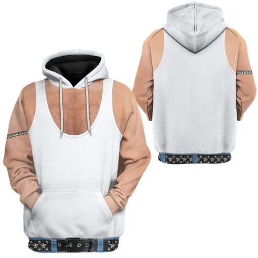 Gearhuman 3D Freddie Mercury Custom Hoodie Apparel GW13086 3D Custom Fleece Hoodies