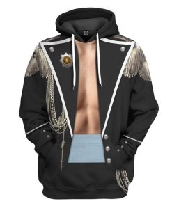 Gearhuman 3D Freddie Mercury Custom Hoodie Apparel GW13087 3D Custom Fleece Hoodies Hoodie S 