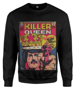 Gearhuman 3D Freddie Mercury Killer Queen Vintage Comic Book Covers Custom Sweatshirt Apparel GN21084 Sweatshirt Sweatshirt S 