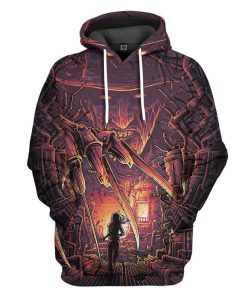 Gearhuman 3D Freddy Krueger Custom Hoodie Apparel GW19084 3D Custom Fleece Hoodies Hoodie S 