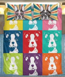 Gearhuman 3D French Bulldog Pop Art Custom Bedding Set GW17093 Bedding Set Twin 3PCS 