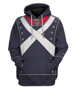 Gearhuman 3D French Light Infantry Custom Hoodie Apparel GV190818 3D Custom Fleece Hoodies Hoodie S 