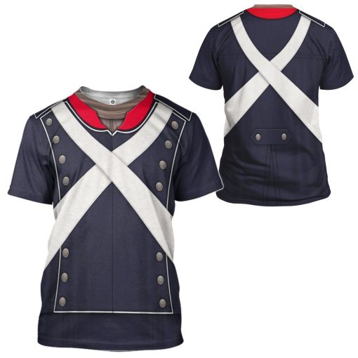 Gearhuman 3D French Light Infantry Custom Tshirt Apparel GV190818 3D T-shirt