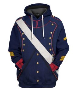 Gearhuman 3D French Line Artillery 1806 Custom Hoodie Apparel GV190819 3D Custom Fleece Hoodies Hoodie S 