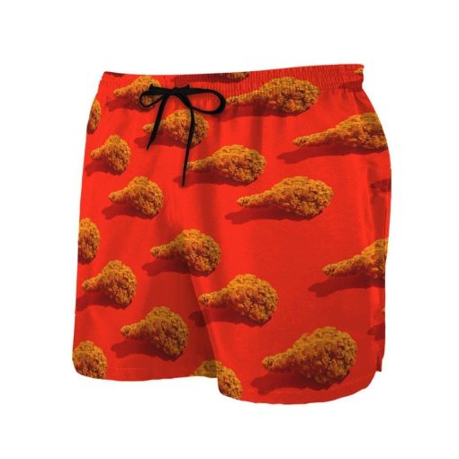 Gearhuman 3D Fried Chicken Hawaii Shirt ZK0806213 Hawai Shirt