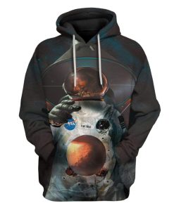 Gearhuman 3D From The Moon to Mars Custom Hoodie Apparel GM21023 3D Custom Fleece Hoodies Hoodie S