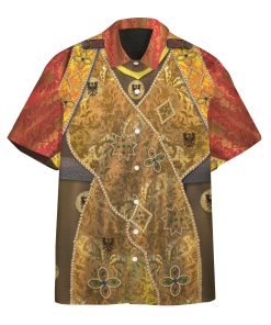 Gearhuman 3D Fullprint Charlemagne Custom Short Sleeve Shirt GV171125 Short Sleeve Shirt Short Sleeve Shirt S 