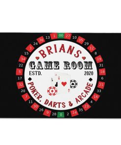 GearHuman 3D Game Room Custom Name Carpet GR28124 Square Carpet Carpet S 