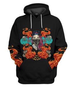 Gearhuman 3D Gangster Girl Skateboard Hoodie Apparel GQ23091 3D Apparel Hoodie S 
