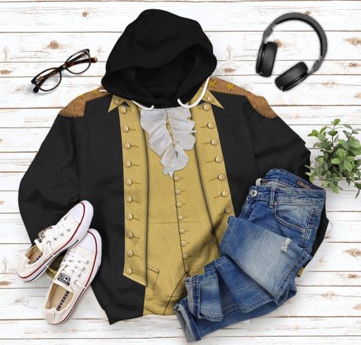 Gearhuman 3D George Washington Custom Ugly Hoodie GV13101 3D Apparel