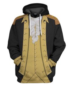 Gearhuman 3D George Washington Custom Ugly Hoodie GV13101 3D Apparel Hoodie S 