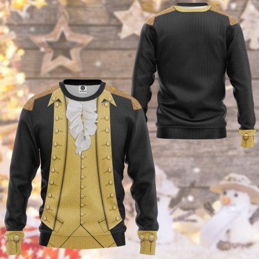 Gearhuman 3D George Washington Custom Ugly Sweatshirt GV13101 Sweatshirt