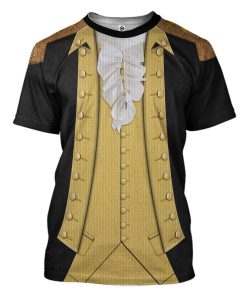 Gearhuman 3D George Washington Custom Ugly Tshirt GV13101 3D T-shirt T-Shirt S 