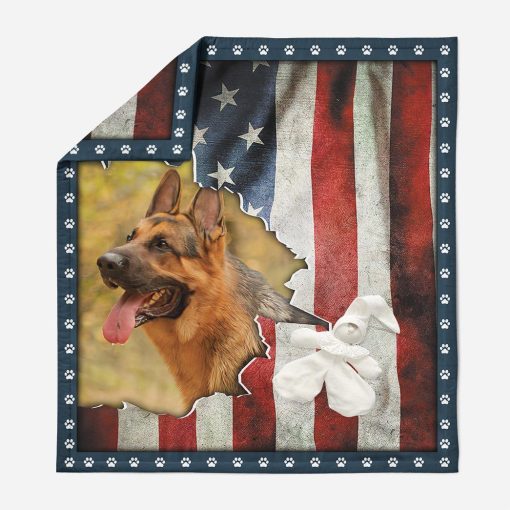 Gearhuman 3D German Shepherd Dog Custom Quilt GV010923 Quilt