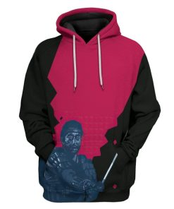 Gearhuman 3D Ghost Of Tsushima Samurai Black Custom Hoodie Apparel GS22073 3D Custom Fleece Hoodies Hoodie S 