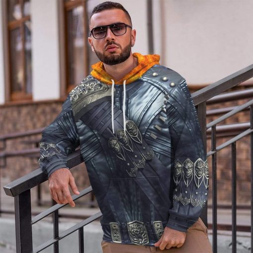 Gearhuman 3D Ghost Rider Costume Hoodie Apparel GN12086 3D Custom Fleece Hoodies