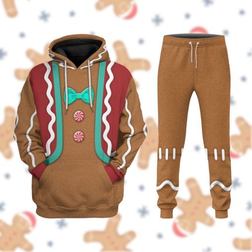 Gearhuman 3D Gingerbread Man Pants Custom Sweatpants Apparel GC10112 Sweatpants