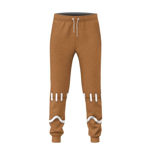 Gearhuman 3D Gingerbread Man Pants Custom Sweatpants Apparel GC10112 Sweatpants