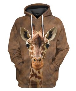 Gearhuman 3D Giraffe Front And Back Tshirt Hoodie Apparel GV08037 3D Apparel Hoodie S