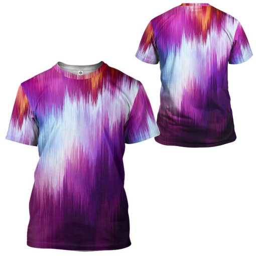 Gearhuman 3D Glitch Tshirt Apparel GQ17093 3D T-shirt