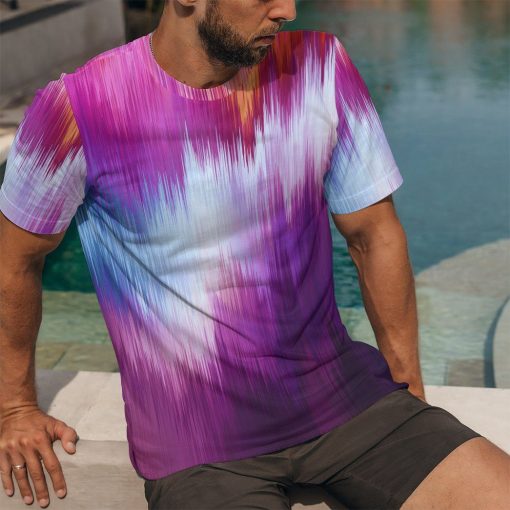 Gearhuman 3D Glitch Tshirt Apparel GQ17093 3D T-shirt