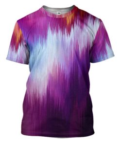 Gearhuman 3D Glitch Tshirt Apparel GQ17093 3D T-shirt T-Shirt S 