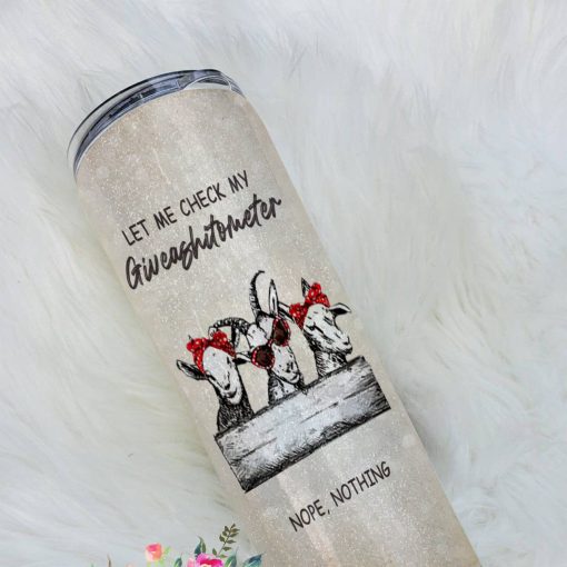 Gearhuman 3D Goat Knowledge Giveashitomter Custom Tumbler GB01025 Tumbler